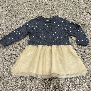 Metallic + Sparkle Polka Dot Dress